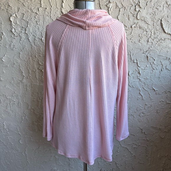 Faded Glory Light Peach Cowl Neck Sweater 2X - Picture 3 of 5